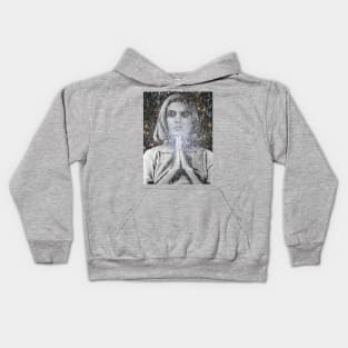 Sandra Dee Space Prayer Kids Hoodie